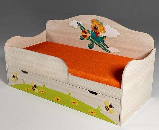 Кровать для детей Самолет 40008