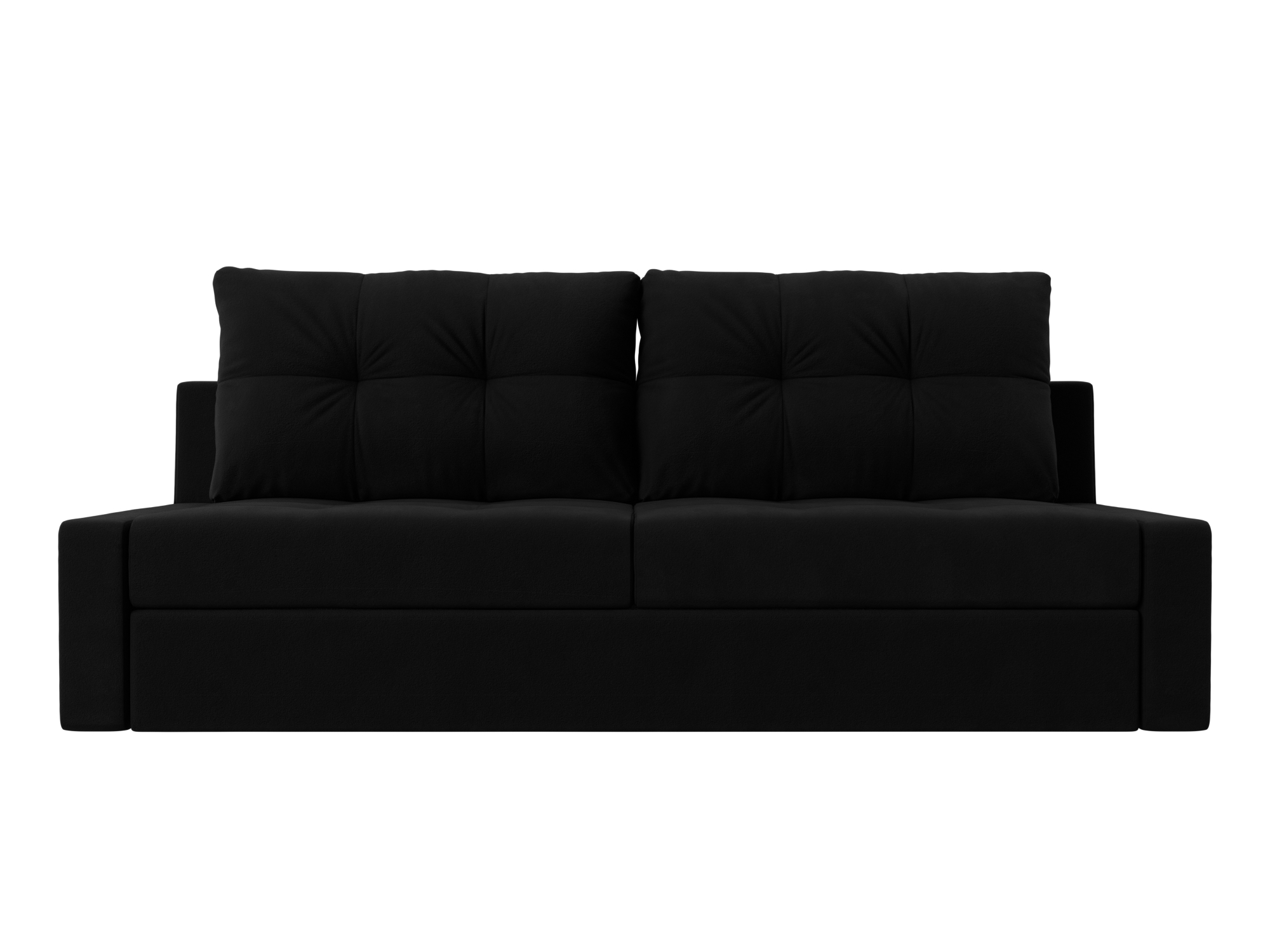 Прямой диван Мартин (Черный)