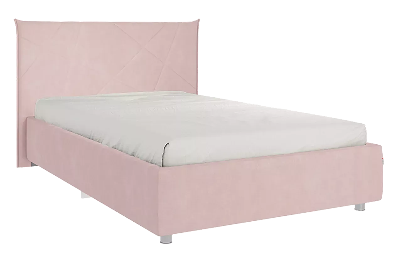 Каркас кровати Квест 120х200 см нежно-розовый