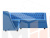 Кухонный угловой диван Лофт левый угол (голубой\бежевый)