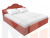 Интерьерная кровать Афина 200 (Коралловый)