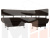 Кухонный угловой диван Альфа правый угол (Коричневый)