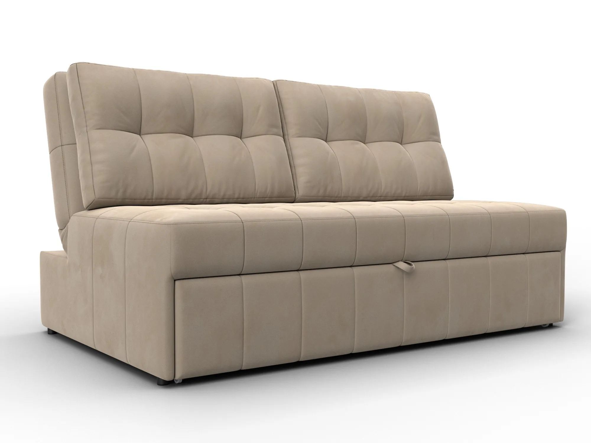 Диван прямой Лига-107 (140) ( SEVEN 729 бежевый )