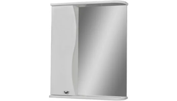 Зеркало-шкаф Волна 55 см левый