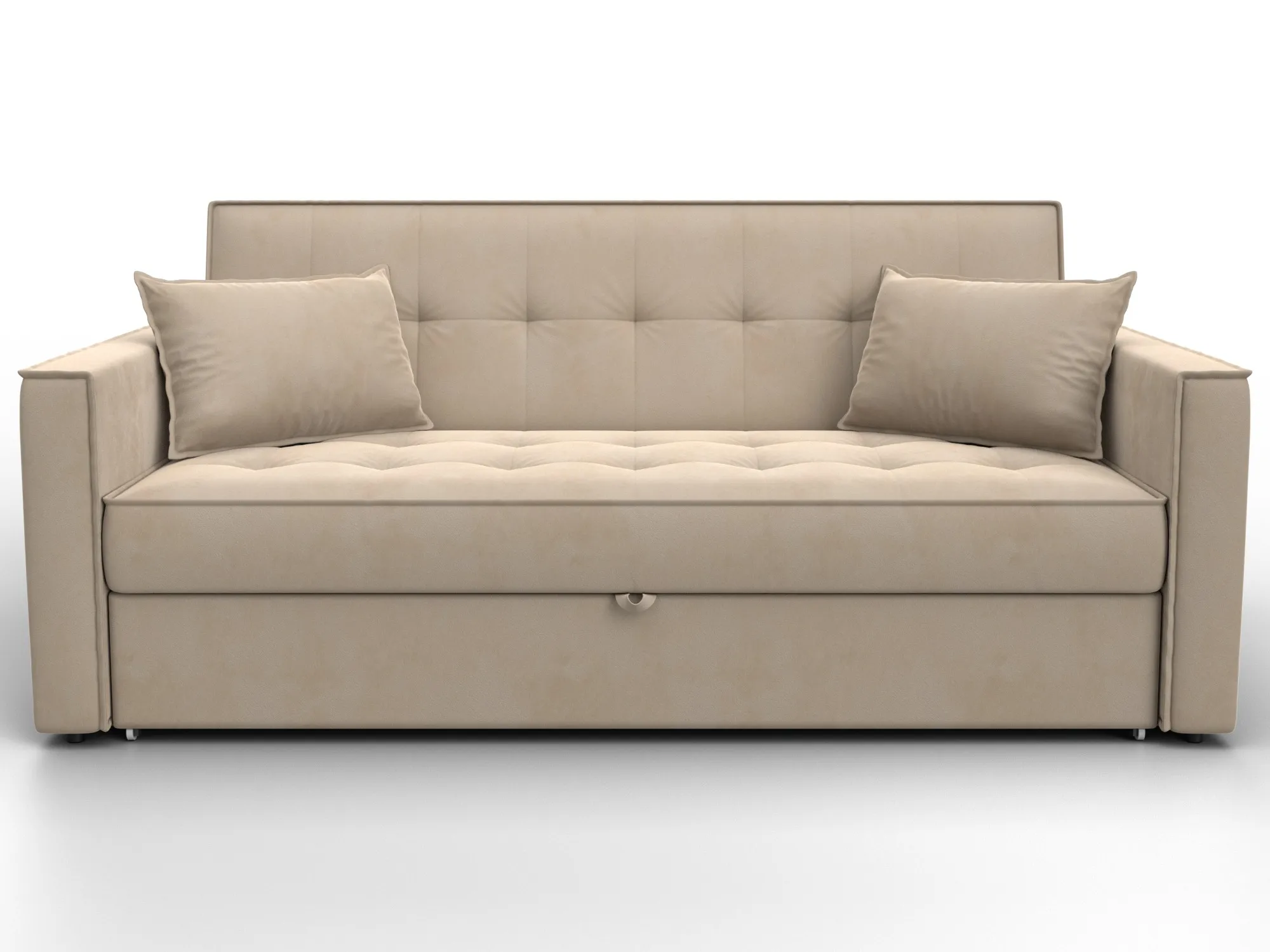 Диван прямой Лига-104 (160) ( SEVEN 729 бежевый )