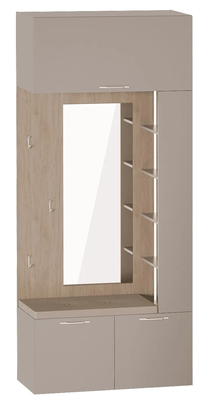 Вешалка с зеркалом  Джерси