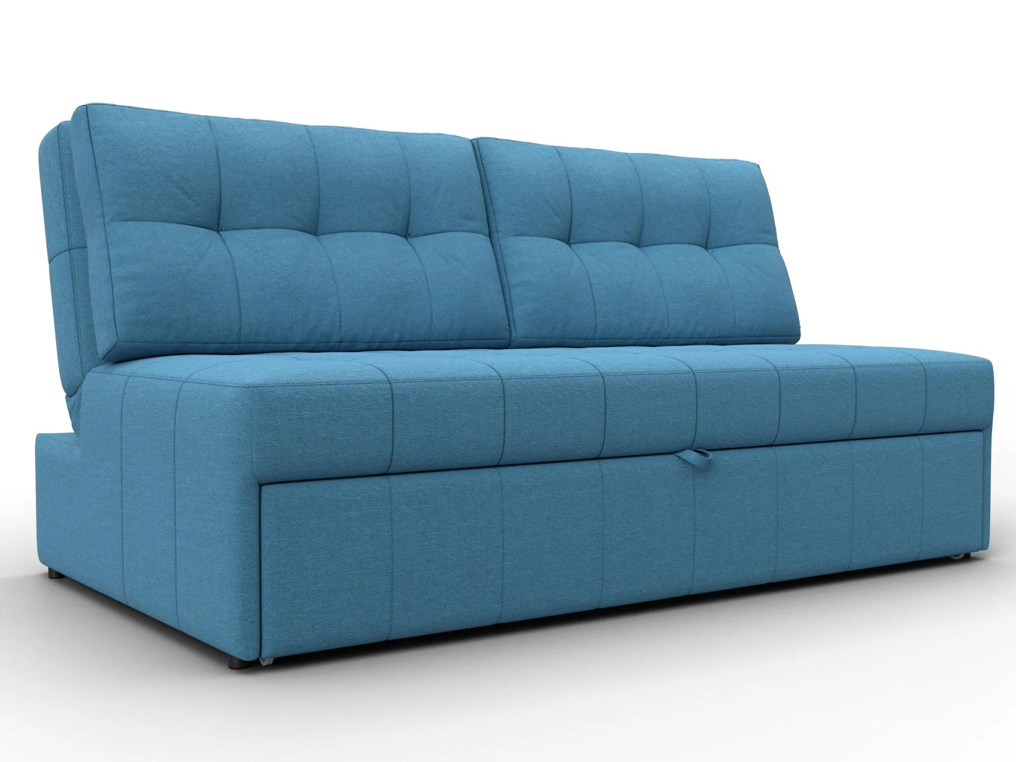 Диван прямой Лига-107 (160) ( Амур 10 голубой )