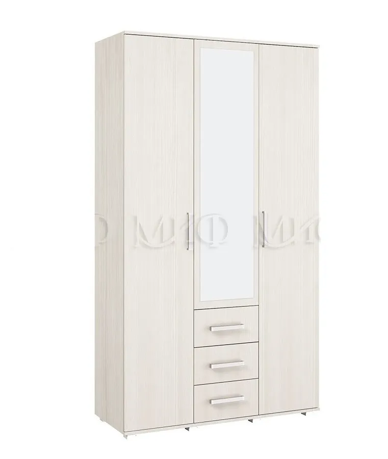 Шкаф Белла 3-х створчатый (сандал)