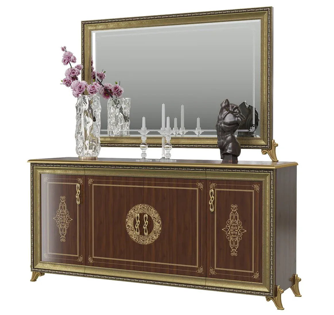 Комод Версаль 4-х дверный ГВ-05