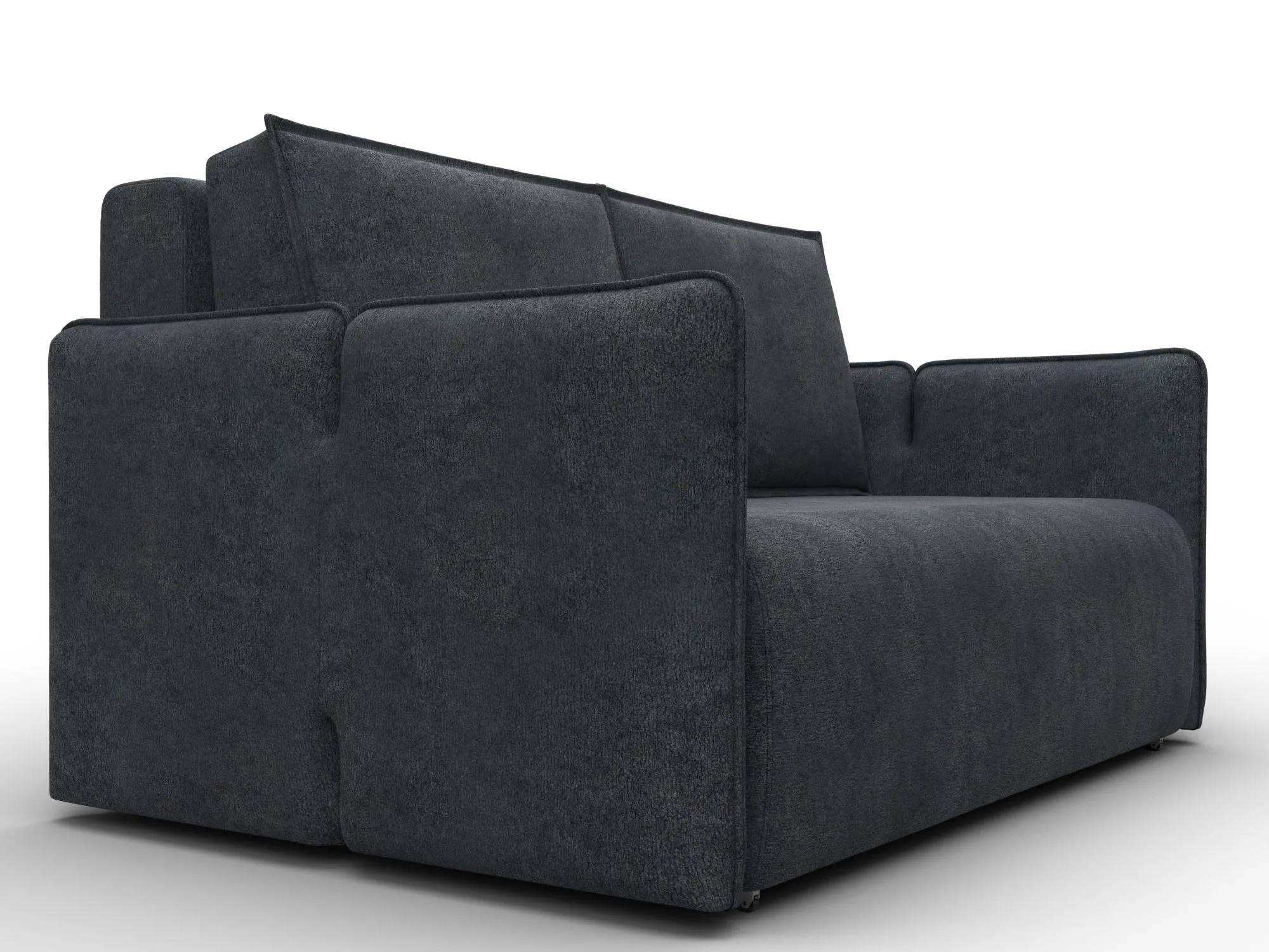 Диван прямой Лига-117 ( LAIM 26 темно-серый )