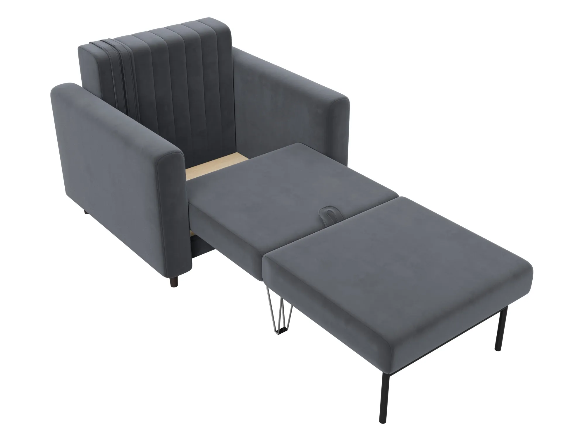 Кресло Лига-070 ( SEVEN 17 серый )