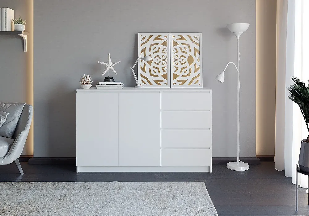 Комод Мори 1600.1 белый