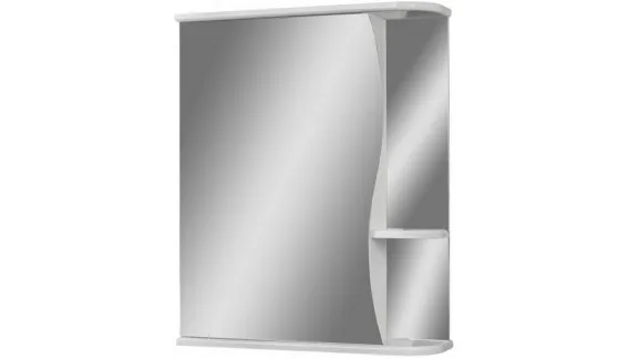 Зеркало-шкаф Волна-1 55 см левый