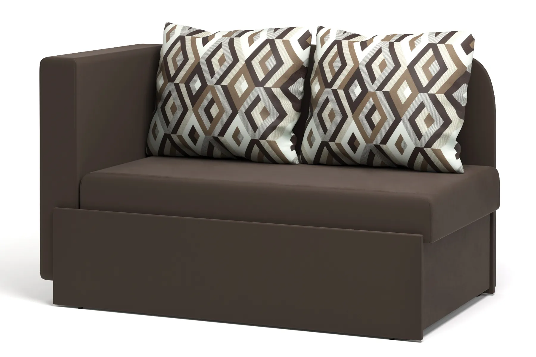 Кушетка Кларис коричневая