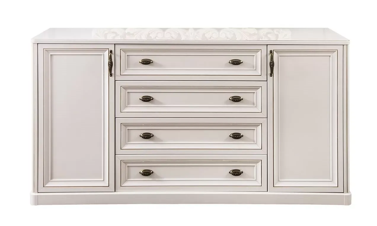 Комод Натали белый глянец (гостиная)