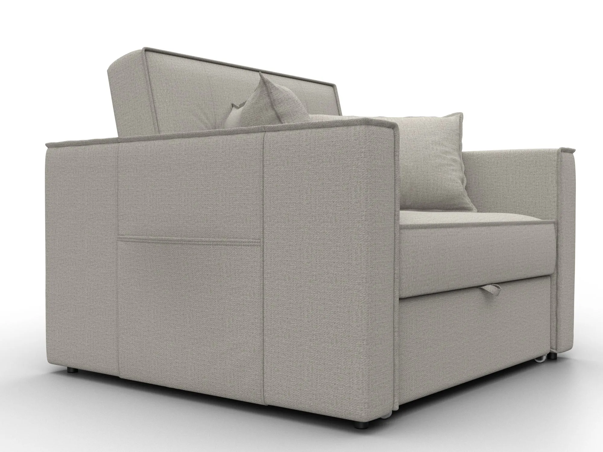 Кресло-кровать Лига-104 (80) ( Амур 02 бежевый )