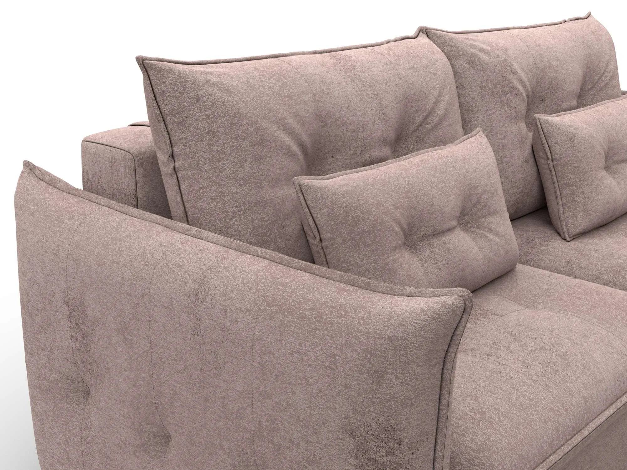 Диван прямой Лига-100 НПБ ( TOWER 05 бежевый )