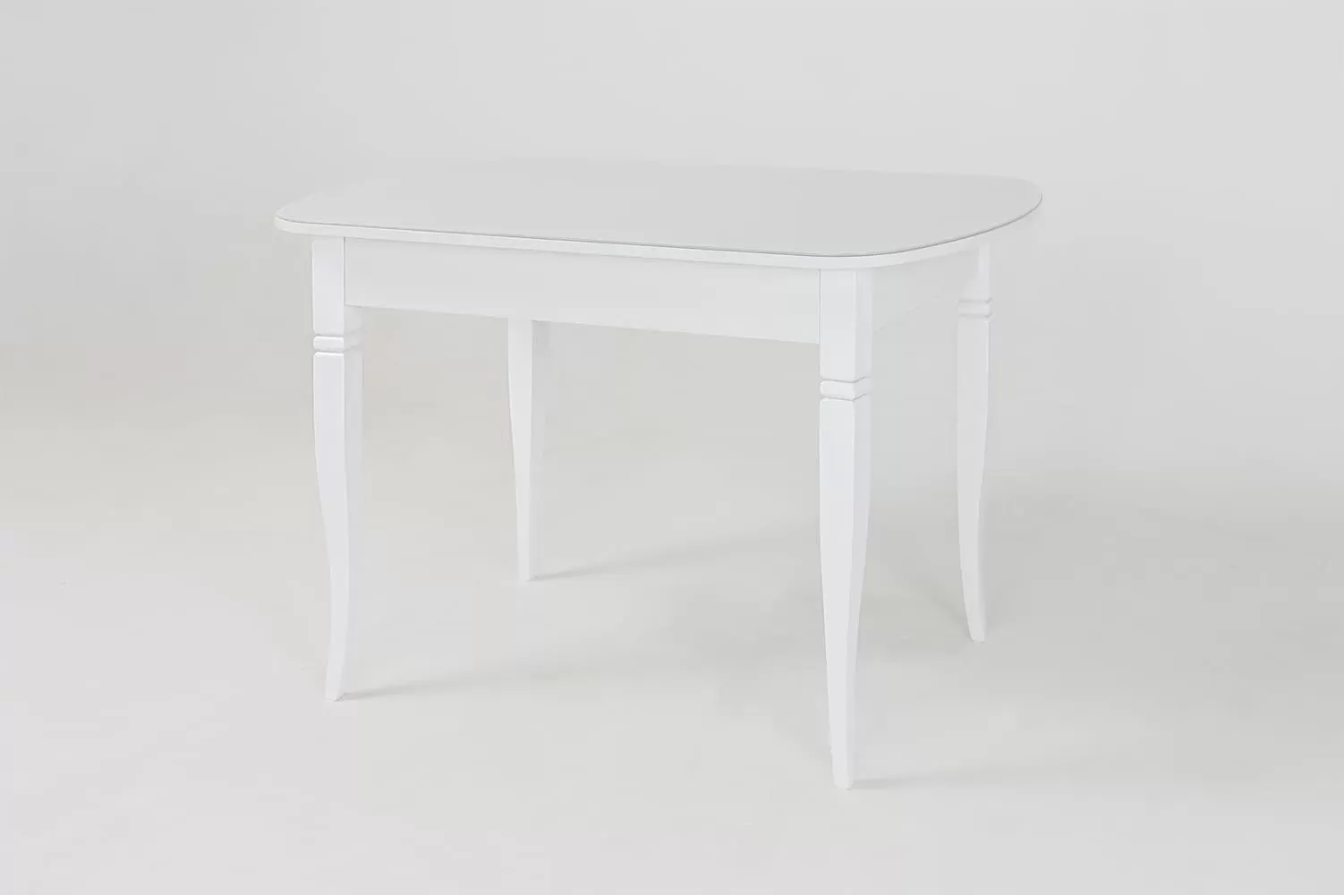 Стол раскладной Хоста с резными опорами Белый