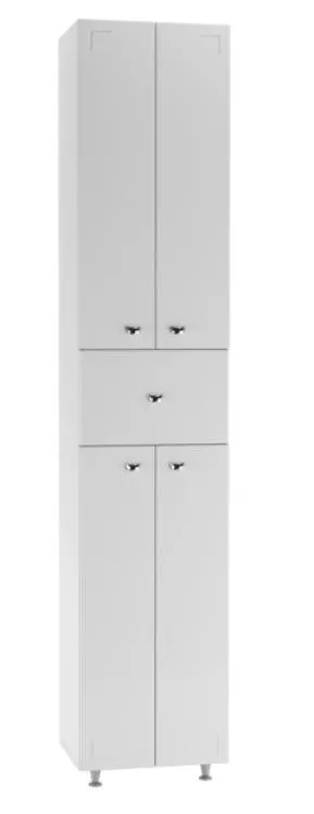 Пенал напольный 40 Классик с верхним ящиком В1 Айсберг