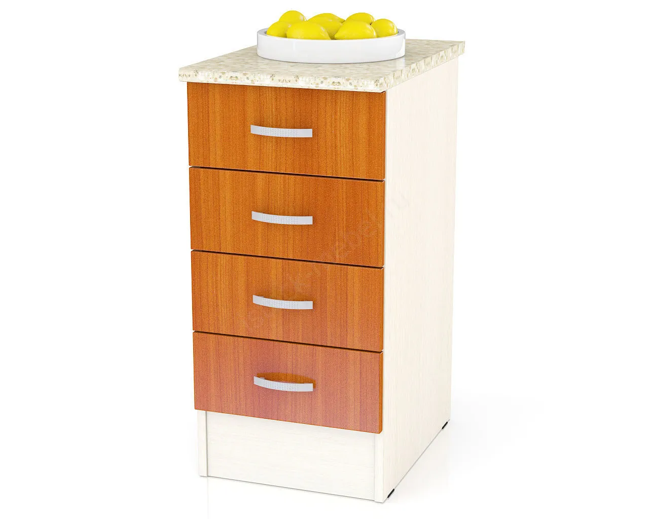 Шкаф нижний с четырьмя ящиками Клер ШН4Я 400