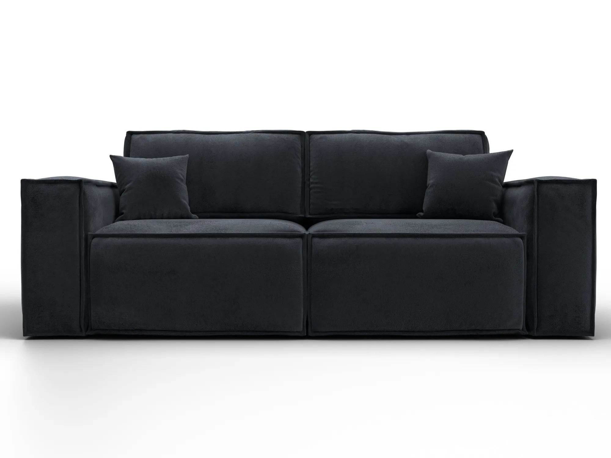 Диван прямой Лига-081 НПБ ( TOWER 11 темно-серый )