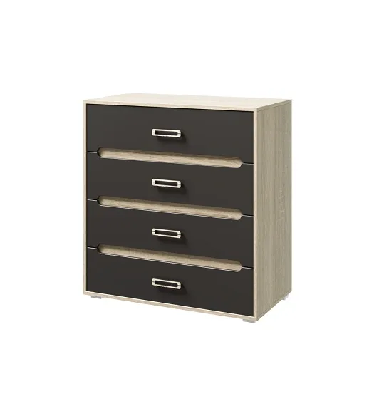 Комод Ким (сонома/графит)