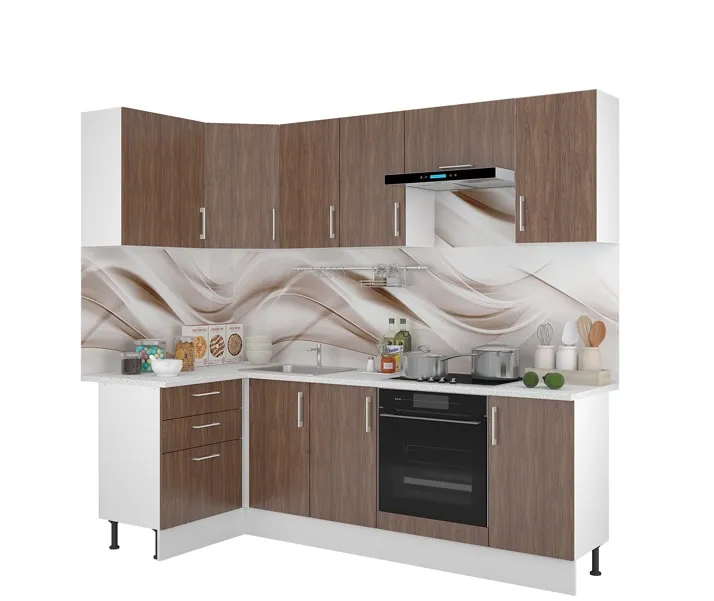 Кухня Европа угловая 1,2*2,4 Винтаж