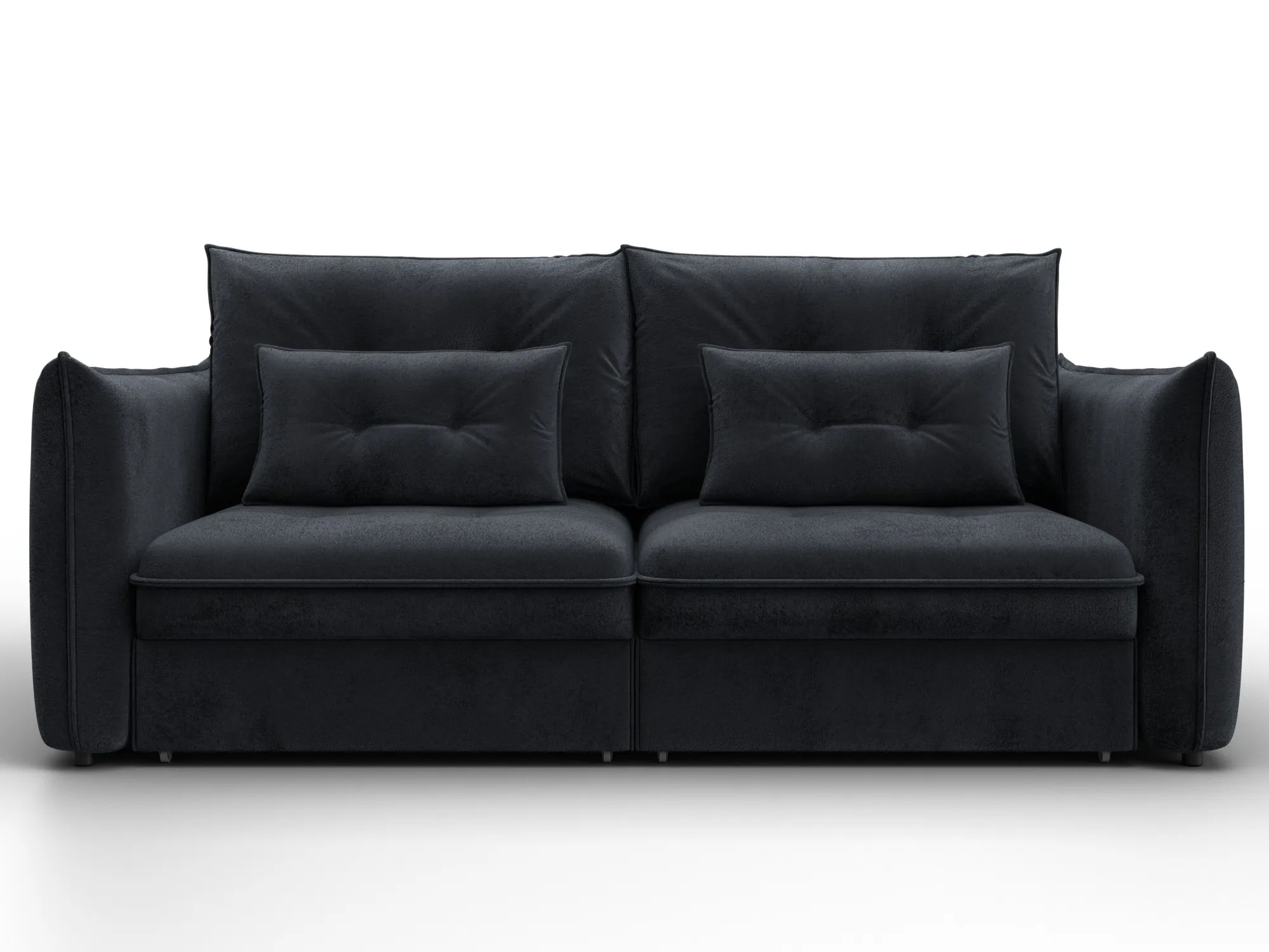 Диван прямой Лига-100 НПБ ( TOWER 11 темно-серый )