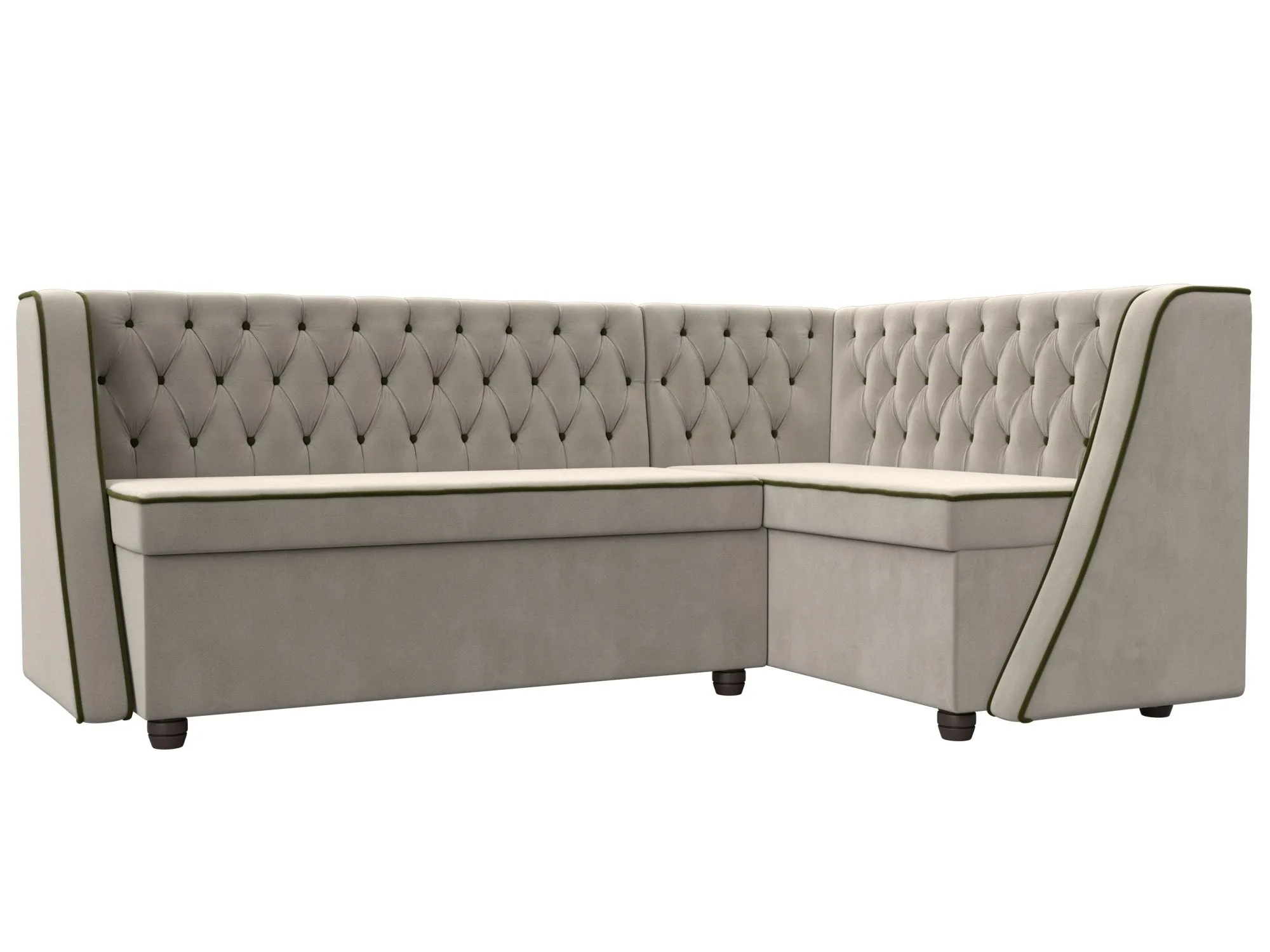 Диван кухонный угловой Лофт правый угол