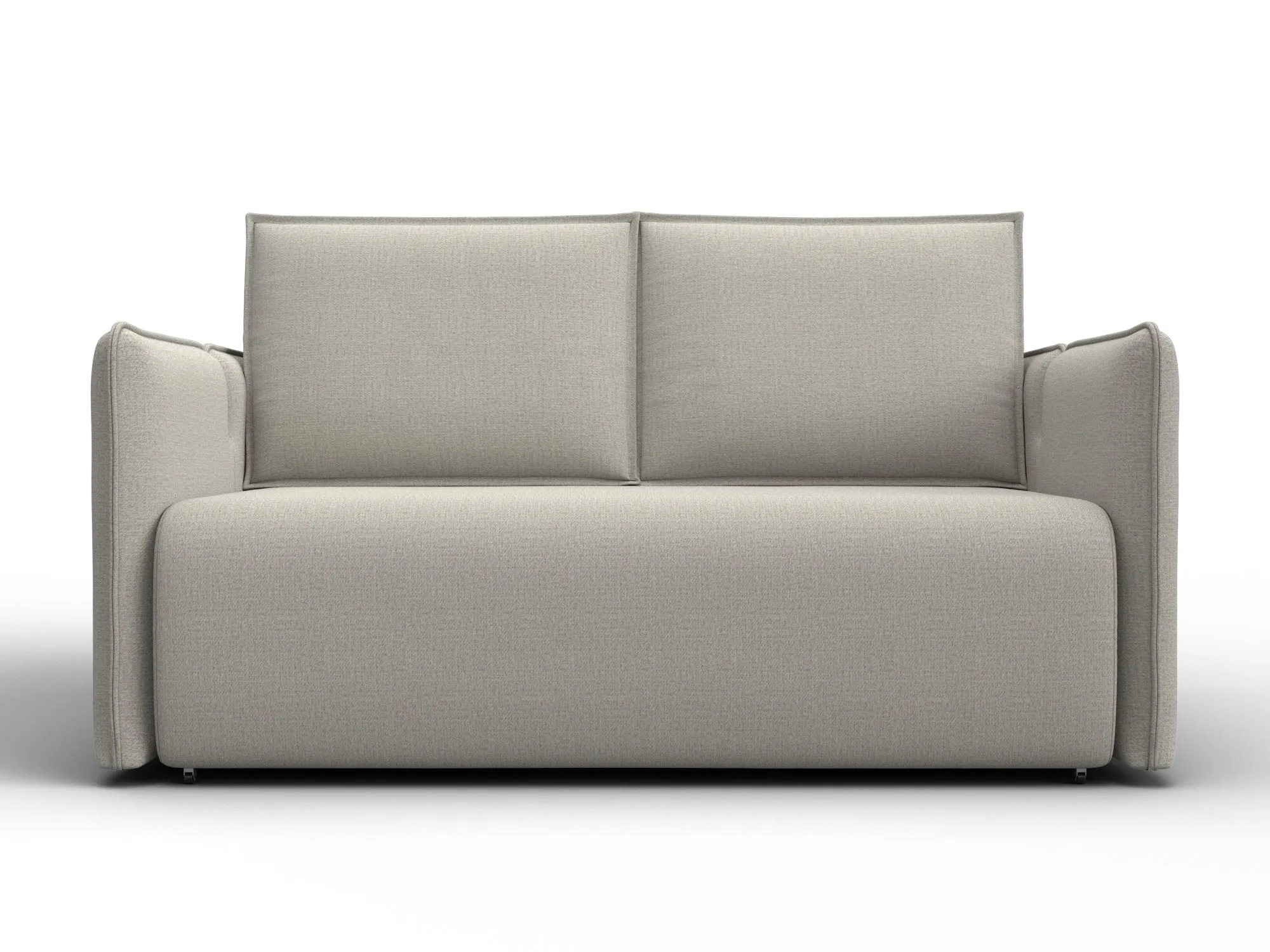 Диван прямой Лига-117 ( Амур 02 бежевый )