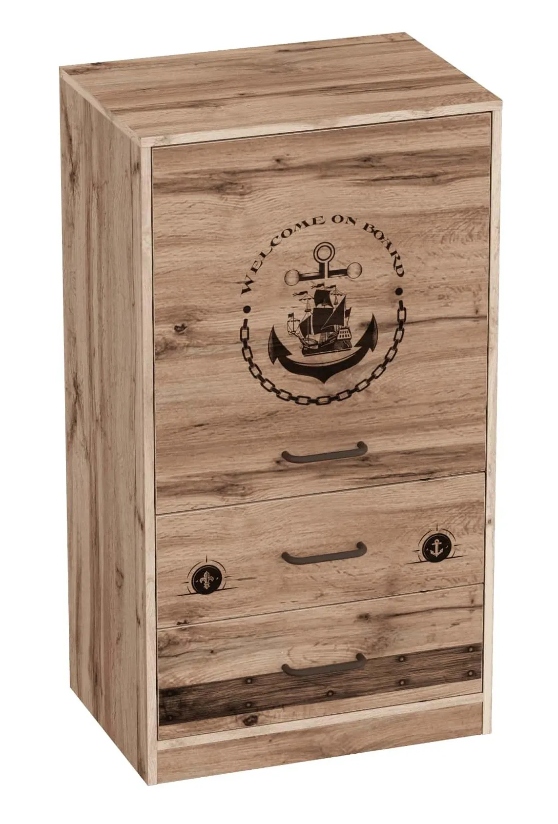 Тумба с дверцей и ящиками  Фрегат