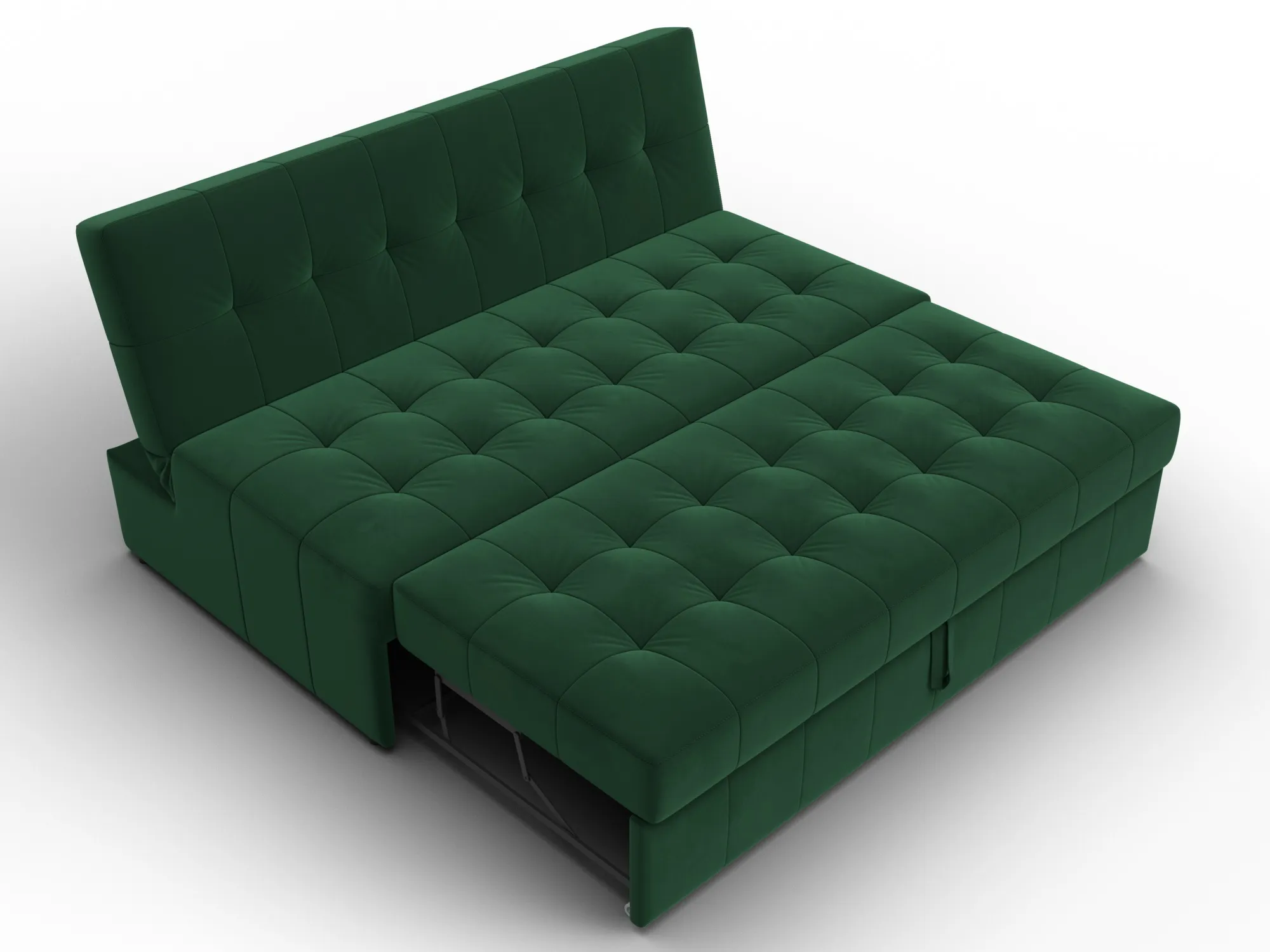 Диван прямой Лига-107 (160) ( SEVEN 626 зеленый )