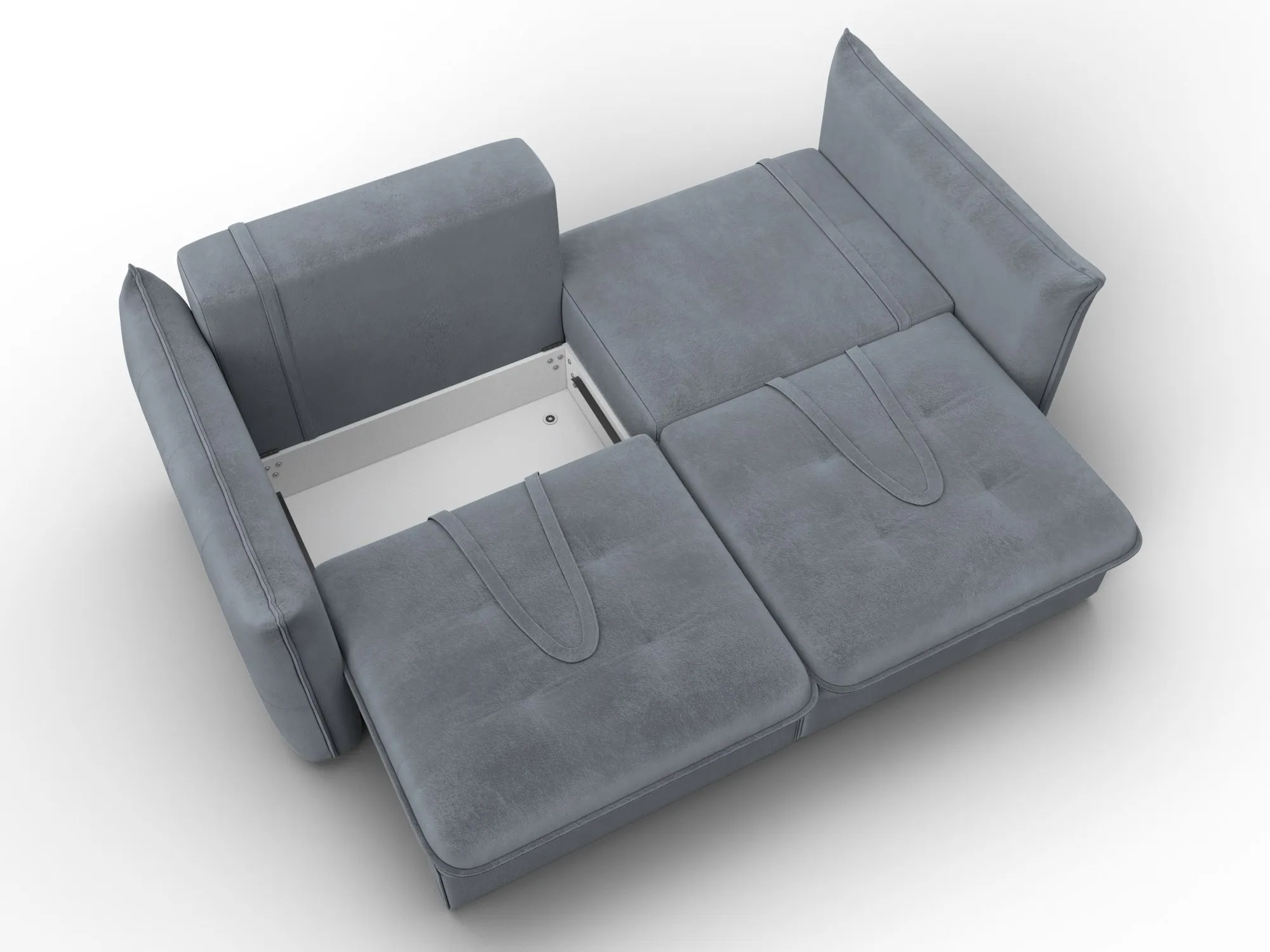 Диван прямой Лига-100 НПБ ( TOWER 10 серый )