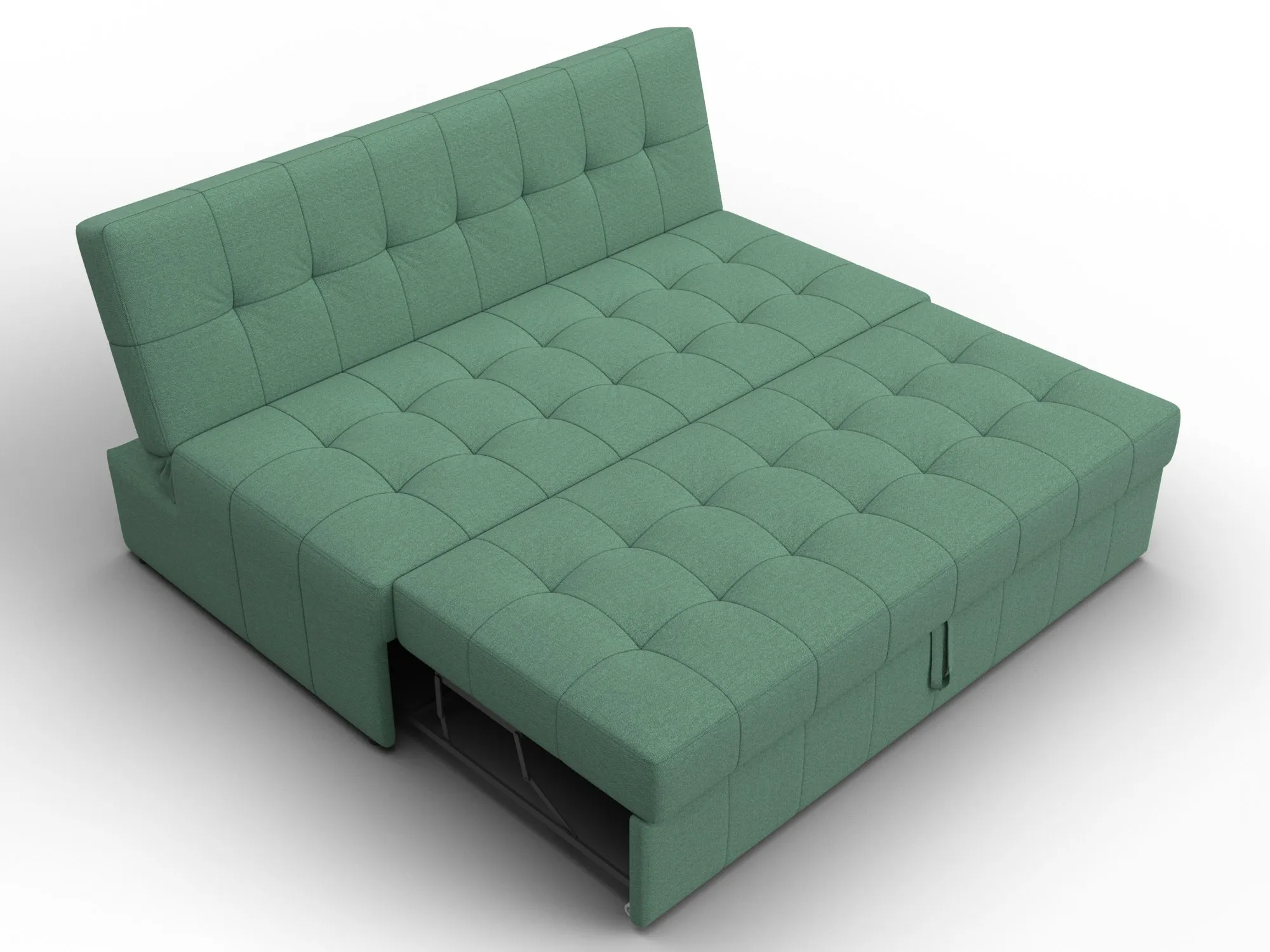 Диван прямой Лига-107 (160) ( Амур 11 зеленый )