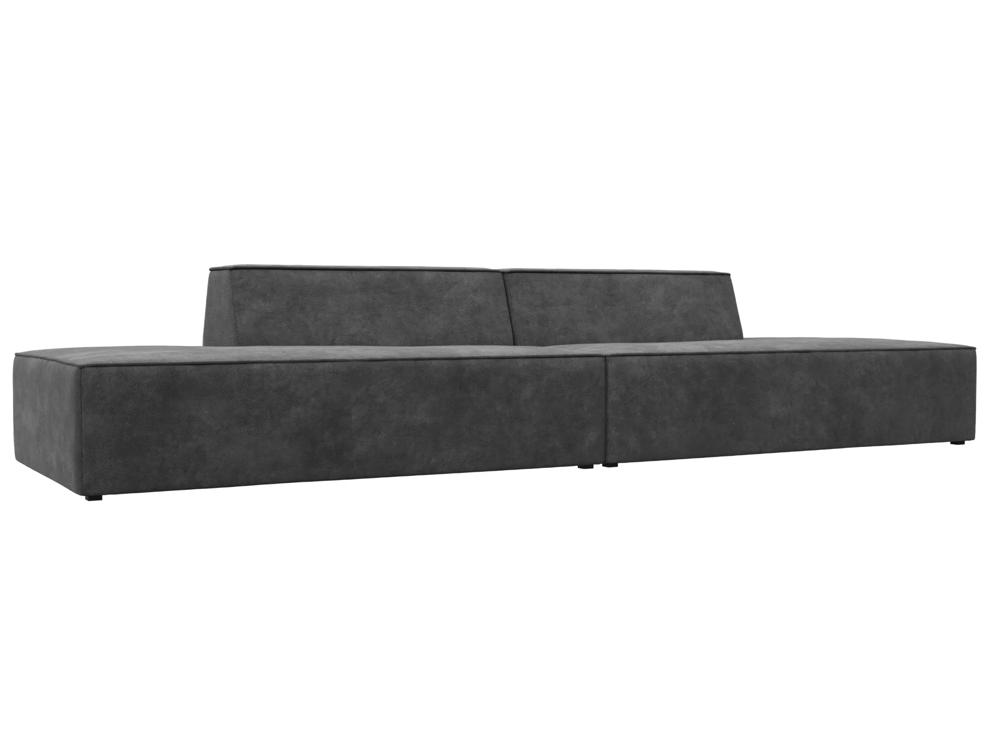 Диван прямой модульный Монс лофт ( BRUT 16 темно-серый )