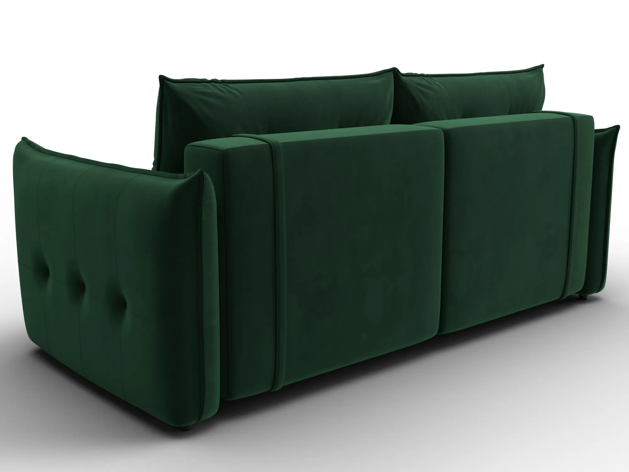 Диван прямой Лига-100 НПБ ( SEVEN 626 зеленый )