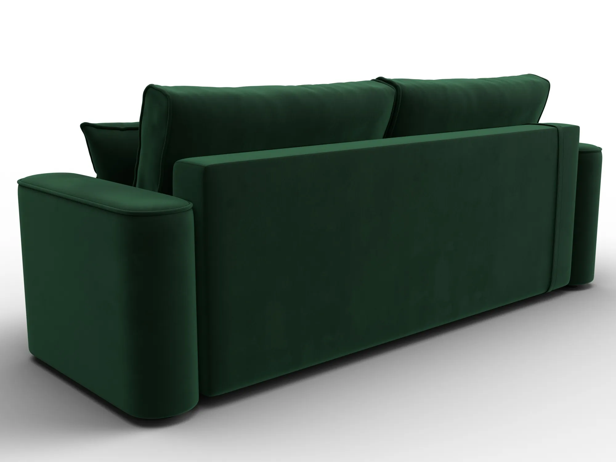 Диван прямой Лига-118 НПБ ( SEVEN 626 зеленый )