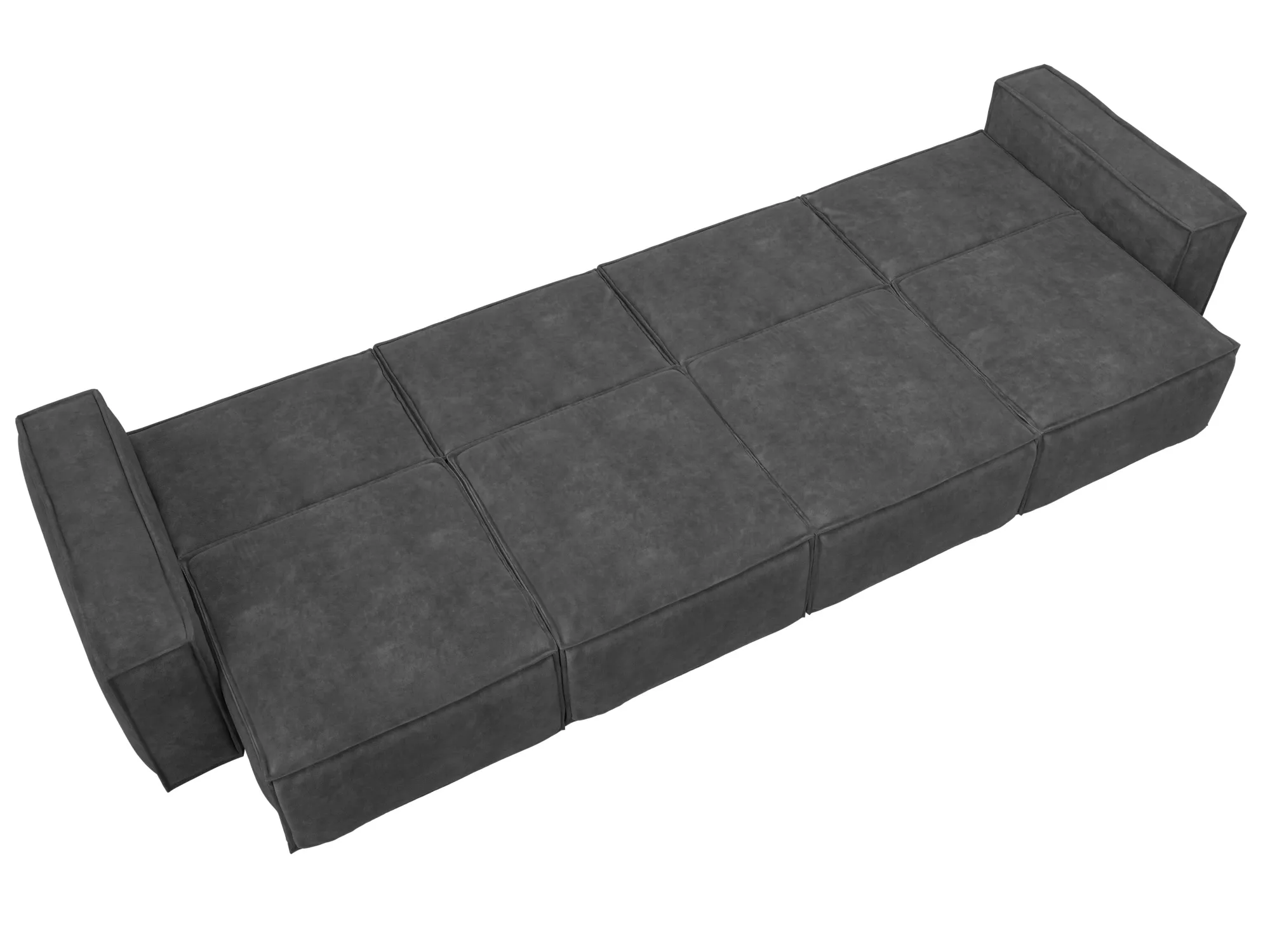 Диван прямой Лига-081 НПБ МегаЛонг ( BRUT 16 темно-серый )