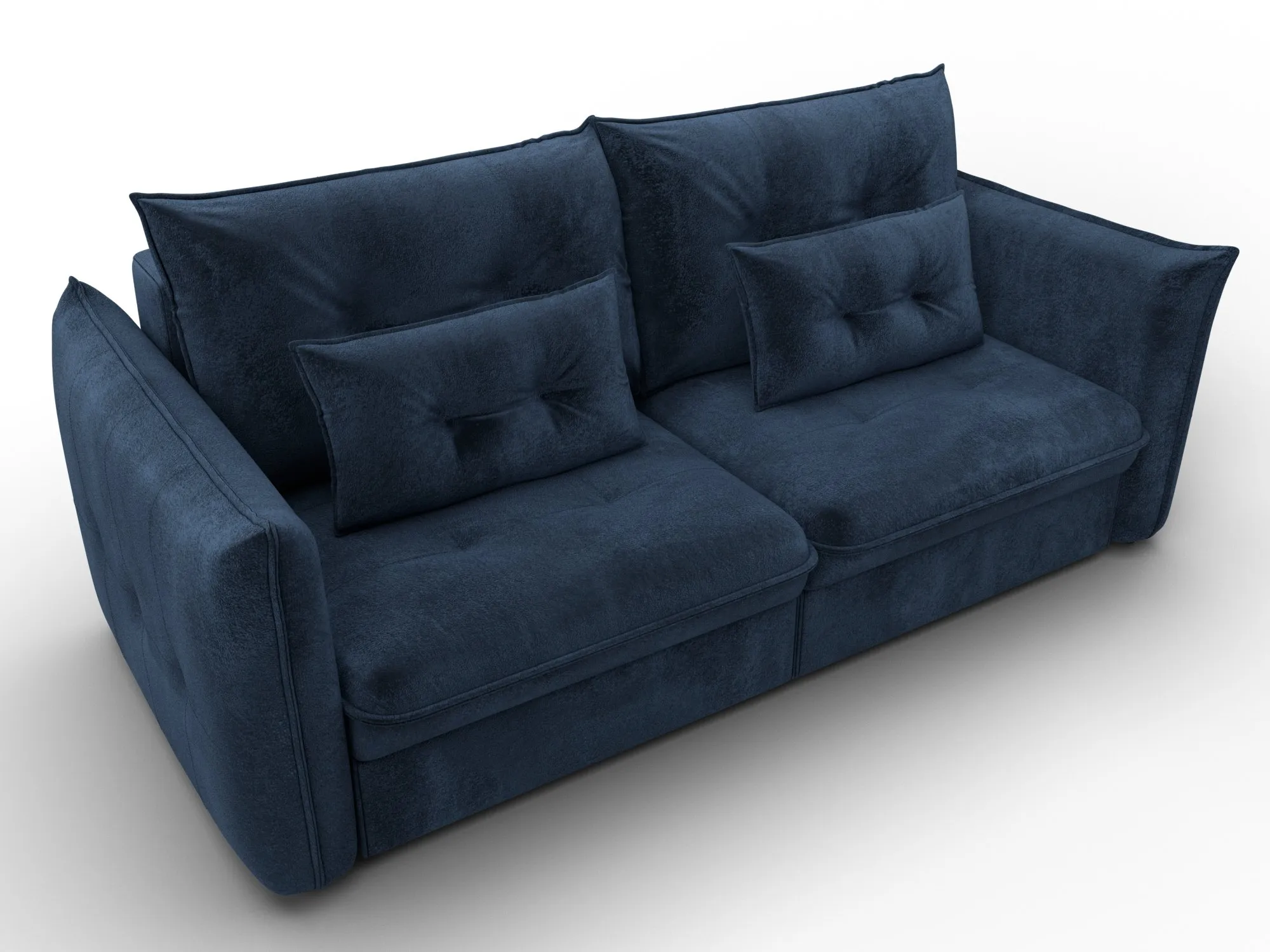 Диван прямой Лига-100 НПБ ( TOWER 13 синий )