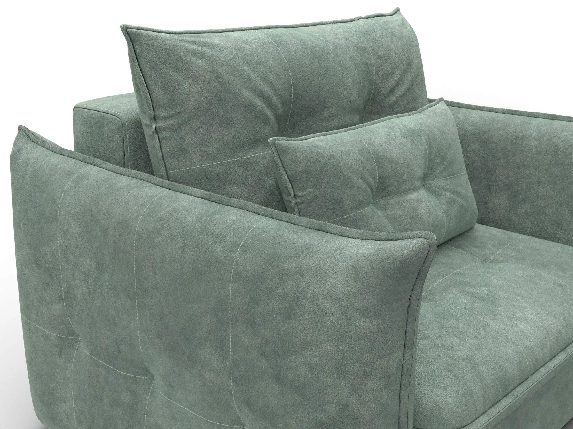 Кресло Лига-100 НПБ ( BRUT 08 зеленый )