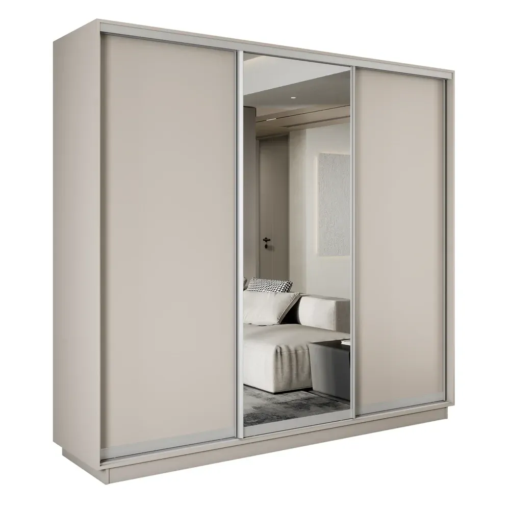 Шкаф-купе Экспресс трио 1 зеркало 1800 (Кашемир)