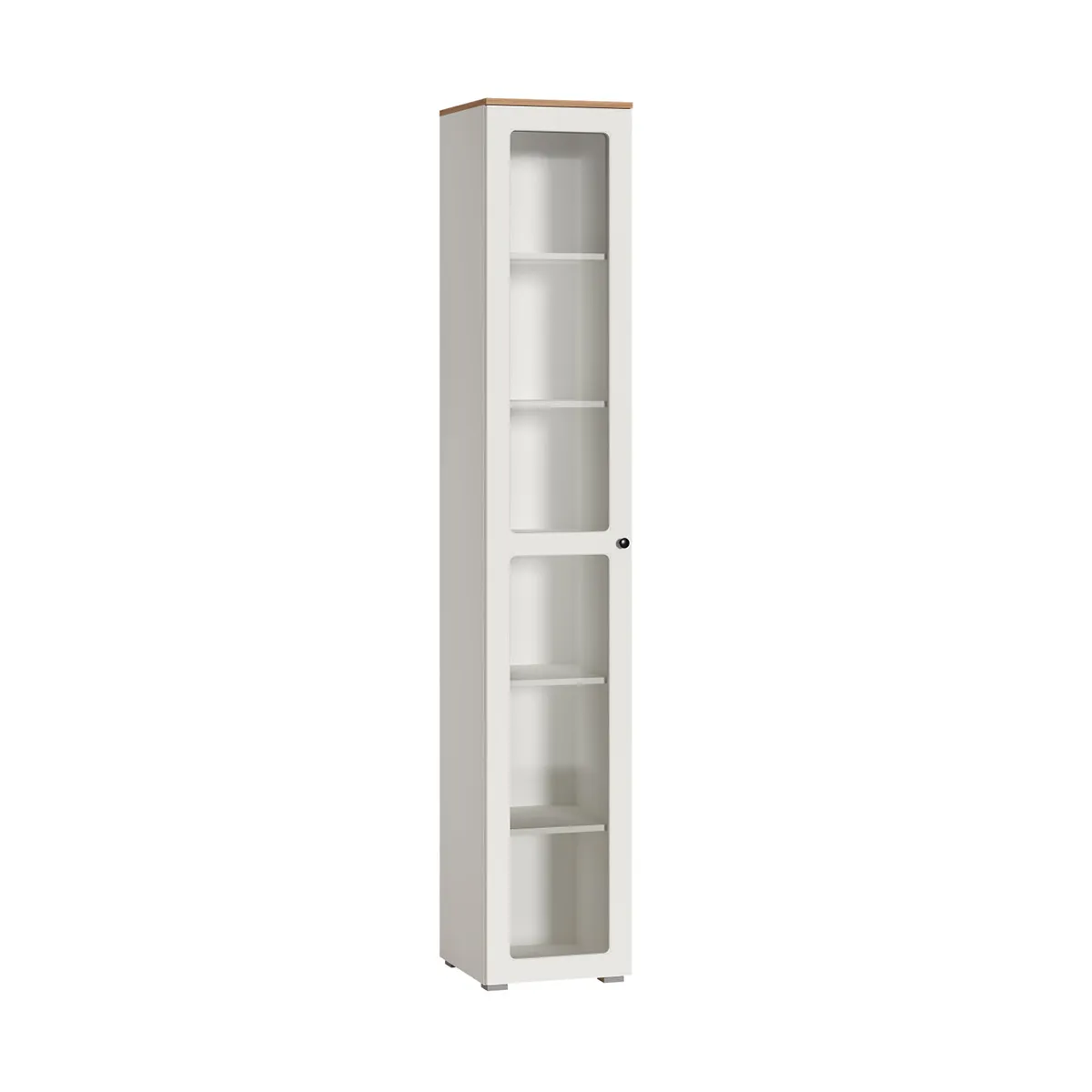 Шкаф-витрина Остин 16.394.03 белый шагрень