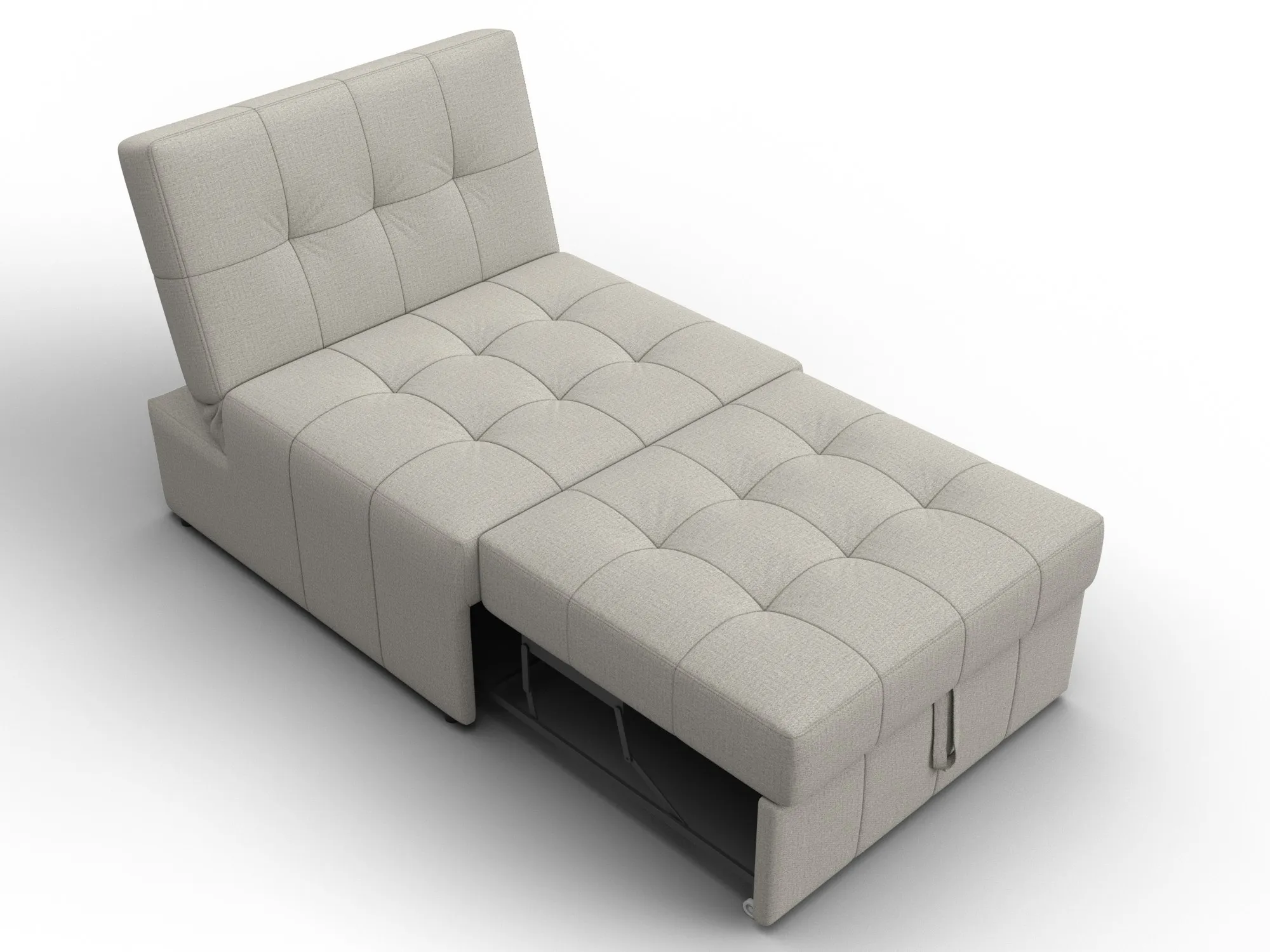 Кресло-кровать Лига-107 (80) ( Амур 02 бежевый )