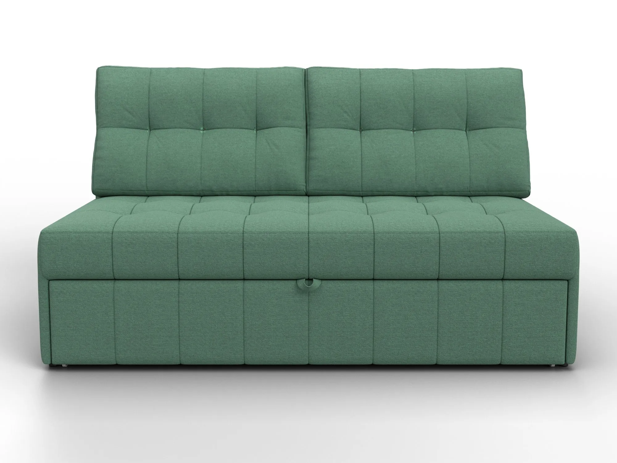 Диван прямой Лига-107 (140) ( Амур 11 зеленый )