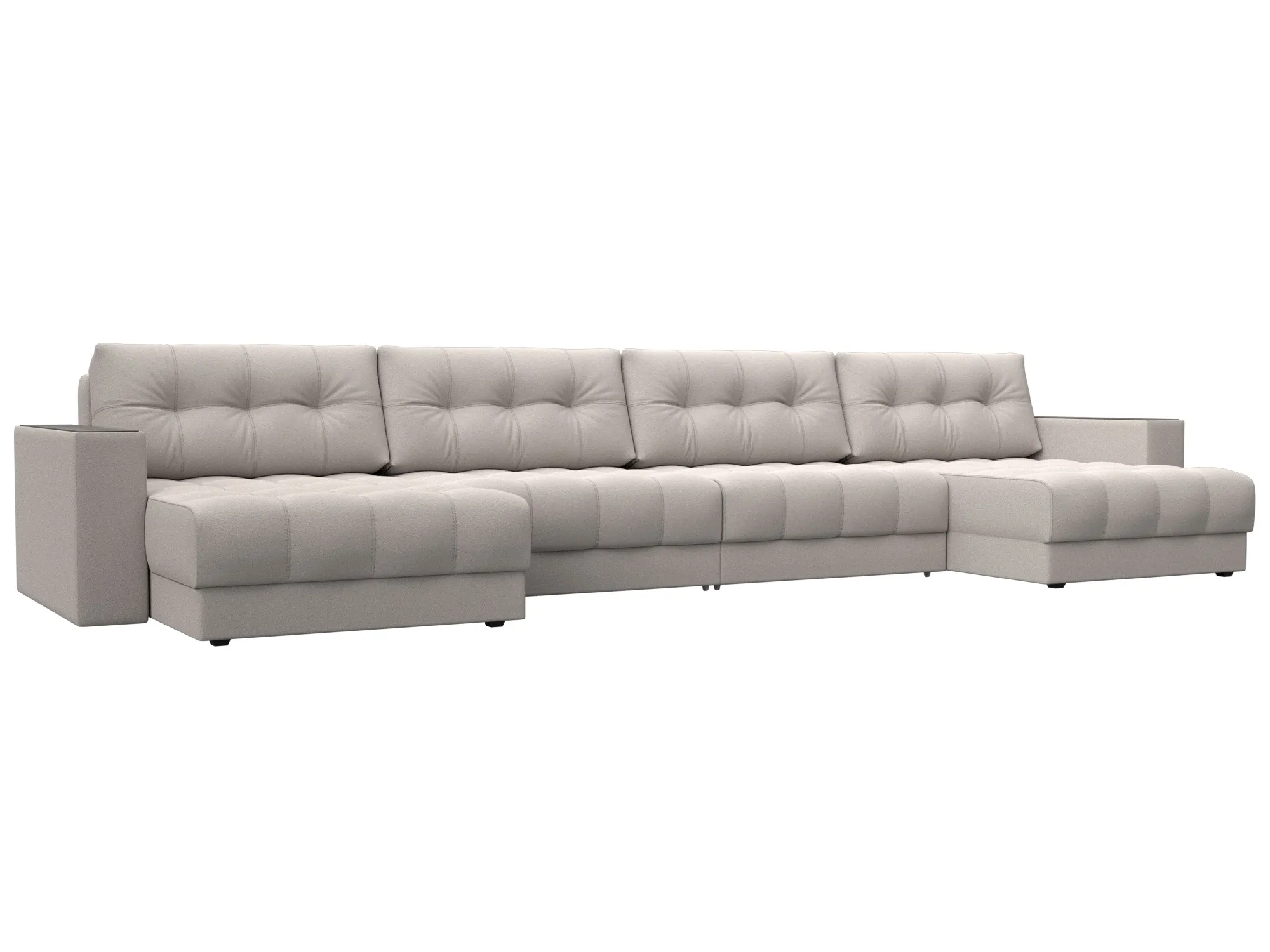 Диван П-образный с декором Лига-049 НПБ Лонг