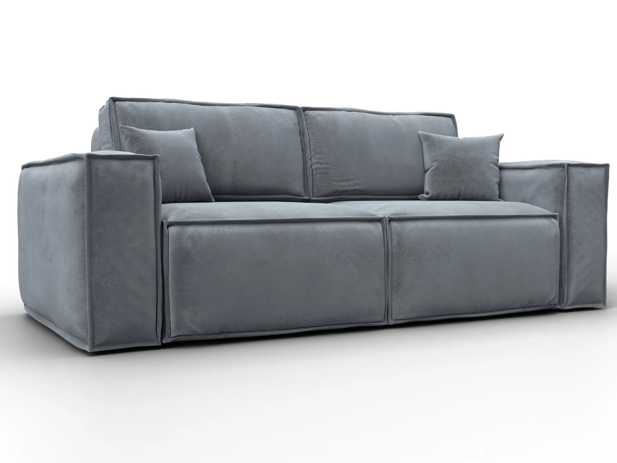 Диван прямой Лига-081 НПБ ( TOWER 10 серый )