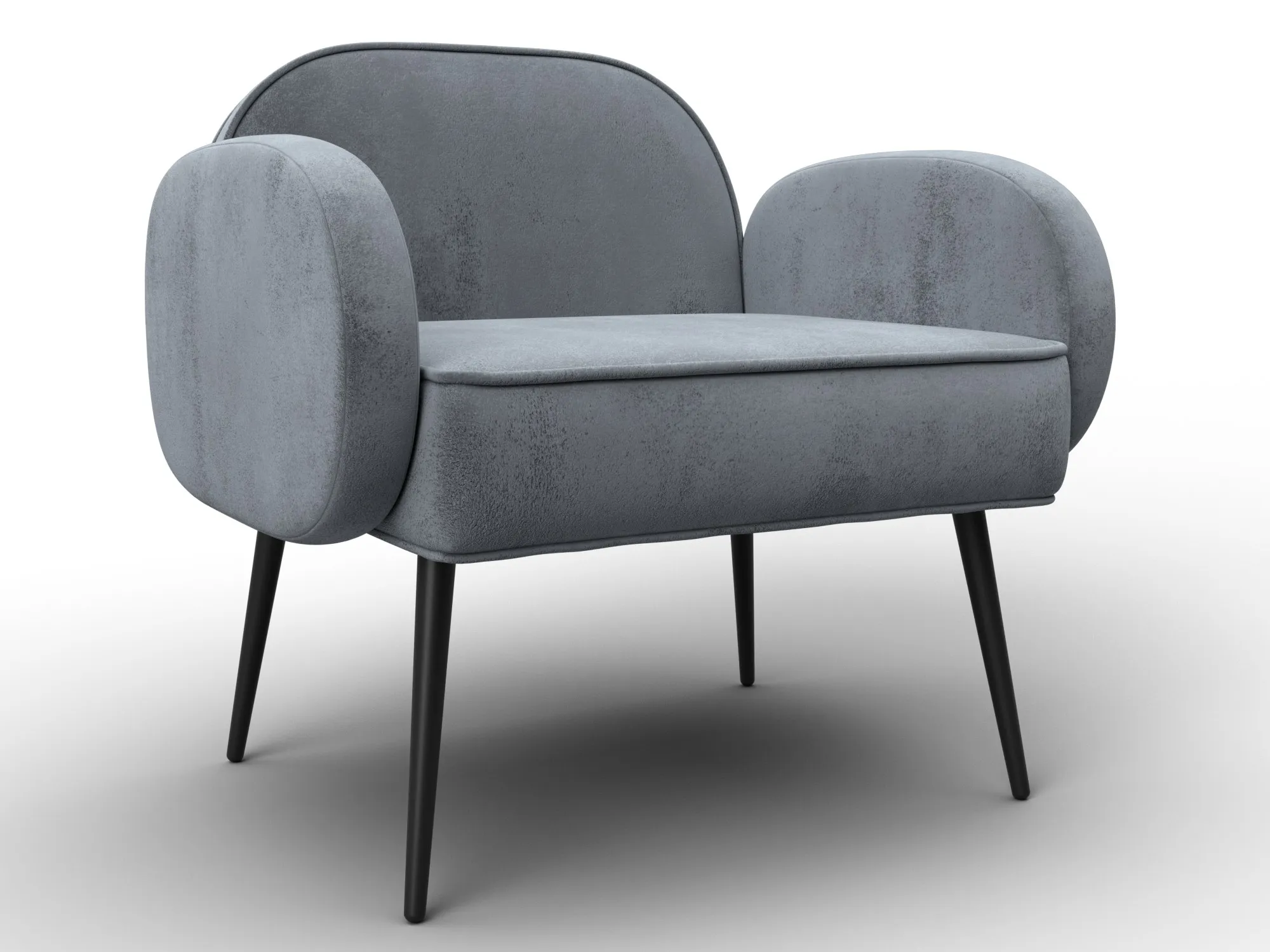 Кресло Лига-086 ( велюр TOWER 10 серый )