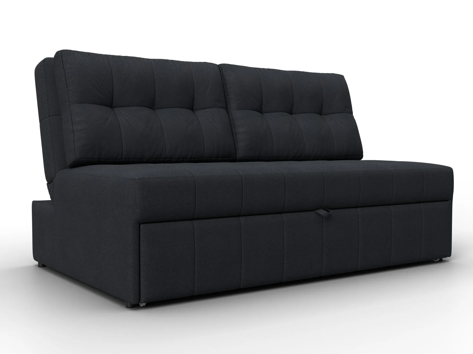 Диван прямой Лига-107 (140) ( JOLY 16 темно-серый )