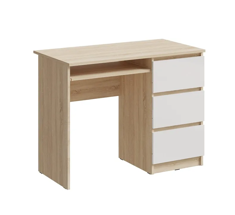 Стол компьютерный Челси (сонома/белый)