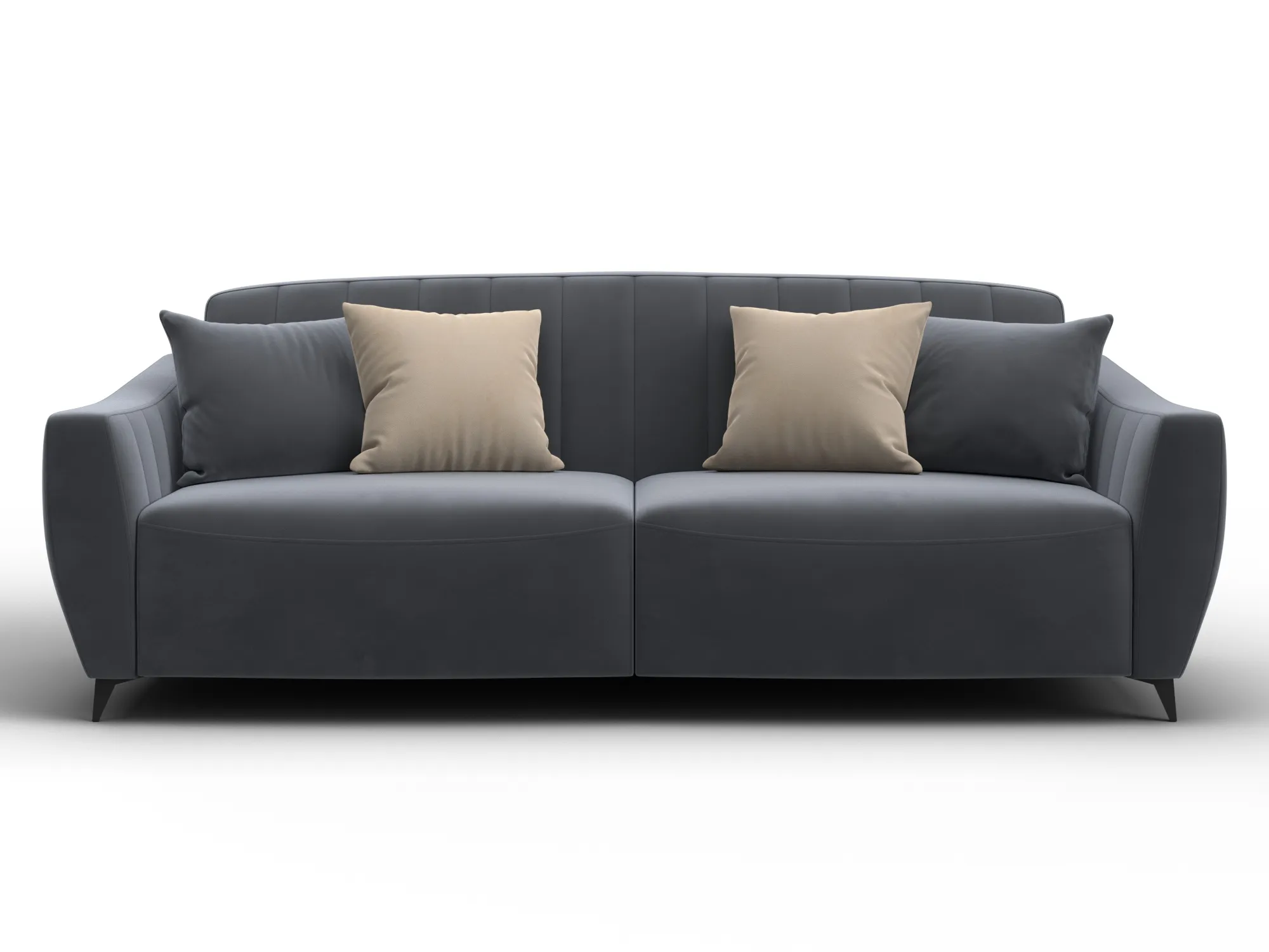 Диван-книжка Лига-095 НПБ ( SEVEN 17 серый )